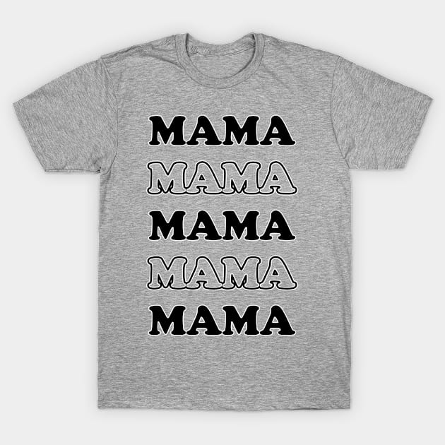 Mama. Pregnancy announcement new baby. Perfect present for mom mother dad father friend him or her T-Shirt by SerenityByAlex